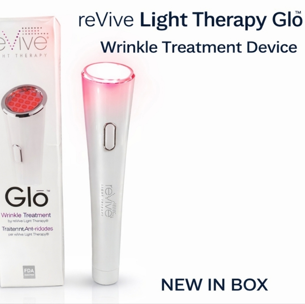 NIB reVive Light Therapy Glo™ LED wrinkle treatment device Infrared
